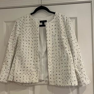 Ann Taylor 3/4 Sleeve Tweed Blazer